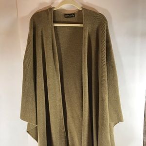 ALPACA FINA SWEATER PONCHO ONE SIZE